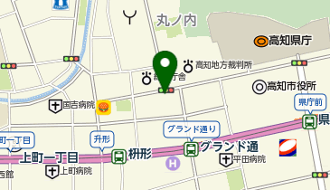 コインパーク高知升形の地図画像
