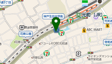 コインパーク神戸元町通3丁目第2の地図画像
