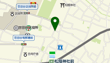 コインパーク若林4丁目の地図画像