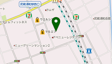 コインパーク武蔵浦和スカイ&ガーデン駐車場の地図画像