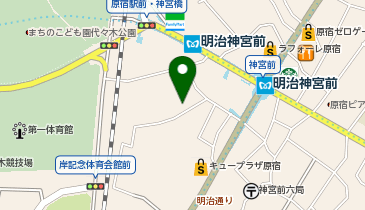 コインパーク神宮前6丁目第2の地図画像