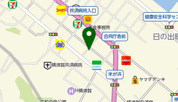 コインパーク米が浜通2丁目の地図画像