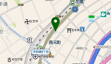 コインパーク神戸元町通6丁目の地図画像