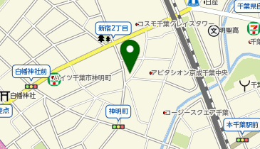コインパーク千葉神明町の地図画像