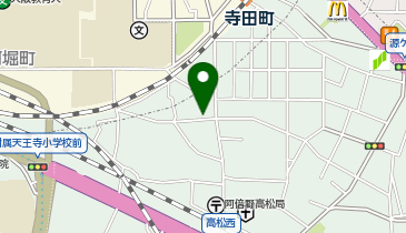 コインパーク天王寺町北1丁目の地図画像