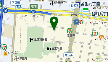 コインパーク生玉町の地図画像