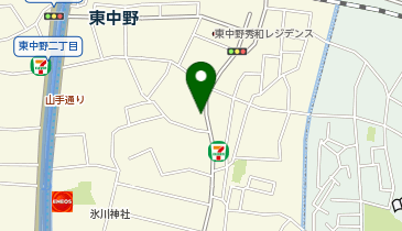 コインパーク東中野1丁目第2の地図画像