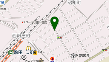 コインパーク吹田昭和町の地図画像
