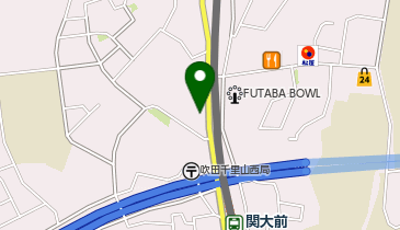 コインパーク千里山西1丁目の地図画像