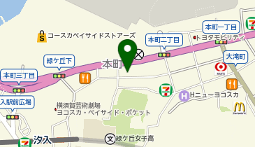 コインパーク横須賀本町2丁目の地図画像