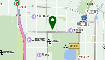 コインパーク京都若松町の地図画像