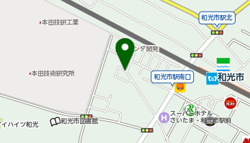 コインパーク和光市本町の地図画像