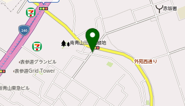 コインパーク南青山4丁目第6の地図画像