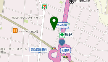コインパーク北馬込2丁目第3の地図画像