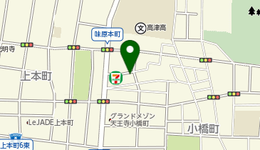 コインパーク味原本町の地図画像