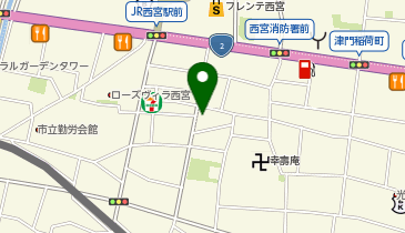 コインパーク津門西口町の地図画像