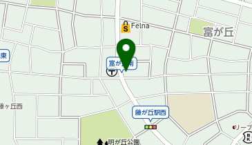コインパークデニーズ名古屋藤が丘店の地図画像
