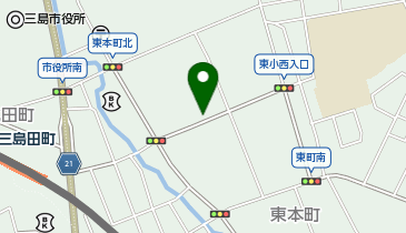 コインパーク三島東本町1丁目の地図画像