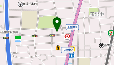 コインパーク玉出西1丁目の地図画像