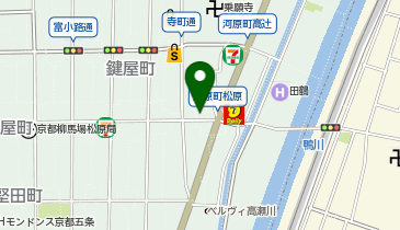コインパーク京都松川町の地図画像