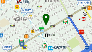 コインパーク日本橋人形町2丁目の地図画像