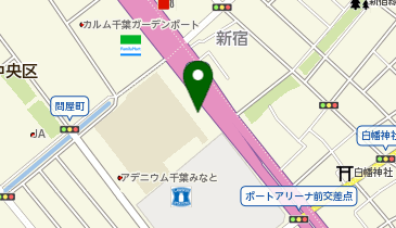コインパーク千葉問屋町の地図画像