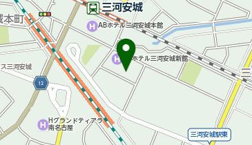 コインパーク三河安城駅前の地図画像