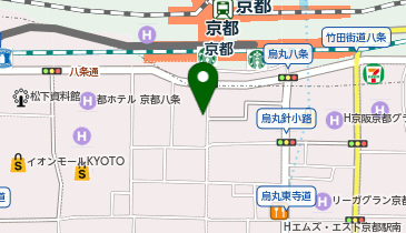 コインパーク東九条室町の地図画像