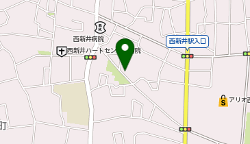コインパーク西新井栄町3丁目の地図画像
