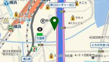 コインパーク横浜東口駅前の地図画像