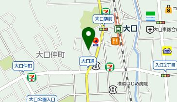 コインパーク横浜大口第2の地図画像