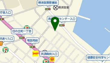 コインパーク横須賀日の出町1丁目の地図画像