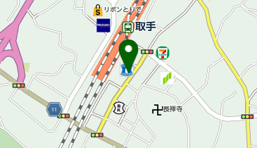 コインパーク取手駅前の地図画像