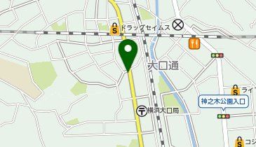 コインパーク横浜大口通の地図画像