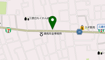 コインパーク三原台1丁目の地図画像