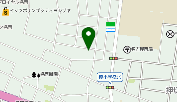 コインパーク名西2丁目の地図画像