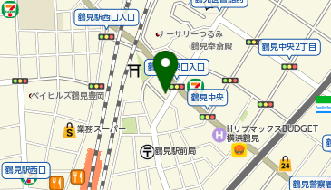コインパーク鶴見中央第2の地図画像