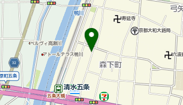 コインパーク京都東山区山田町の地図画像