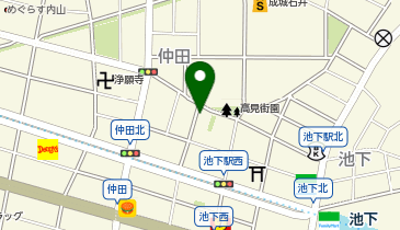 コインパーク池下1丁目の地図画像