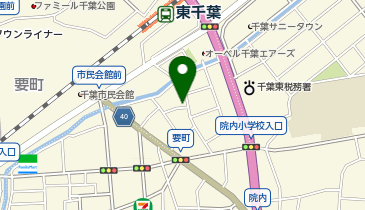 コインパーク千葉要町の地図画像