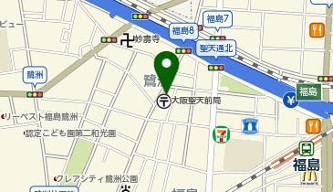 コインパーク福島8丁目第3の地図画像