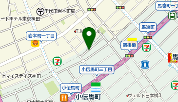 コインパーク日本橋小伝馬町第3の地図画像