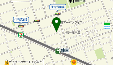 コインパーク住吉宮町5丁目の地図画像