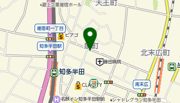 コインパーク半田泉町の地図画像