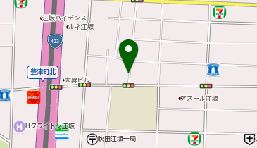 コインパーク江坂町1丁目の地図画像