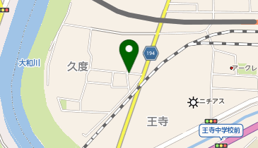 コインパーク王寺町久度5丁目の地図画像