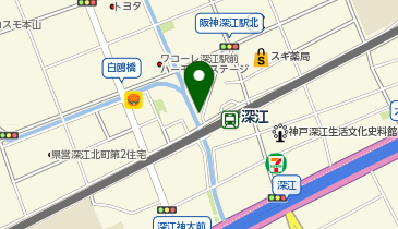 コインパーク深江北町4丁目の地図画像