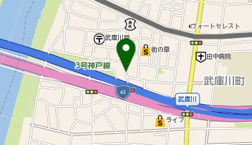 コインパーク尼崎武庫川町3丁目の地図画像