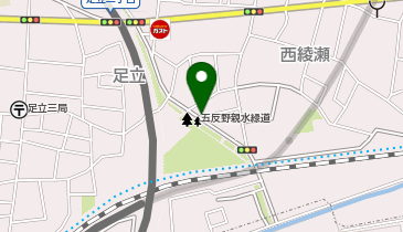 コインパーク西綾瀬2丁目の地図画像