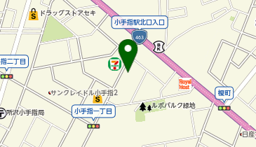 コインパーク小手指町1丁目の地図画像